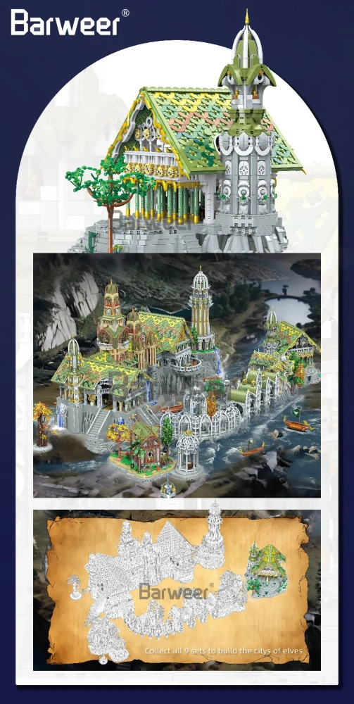[Pre-sale] BAKA 33237 The Hall Of Waterfront The Lord of the Rings Movie Europe Warehouse Express