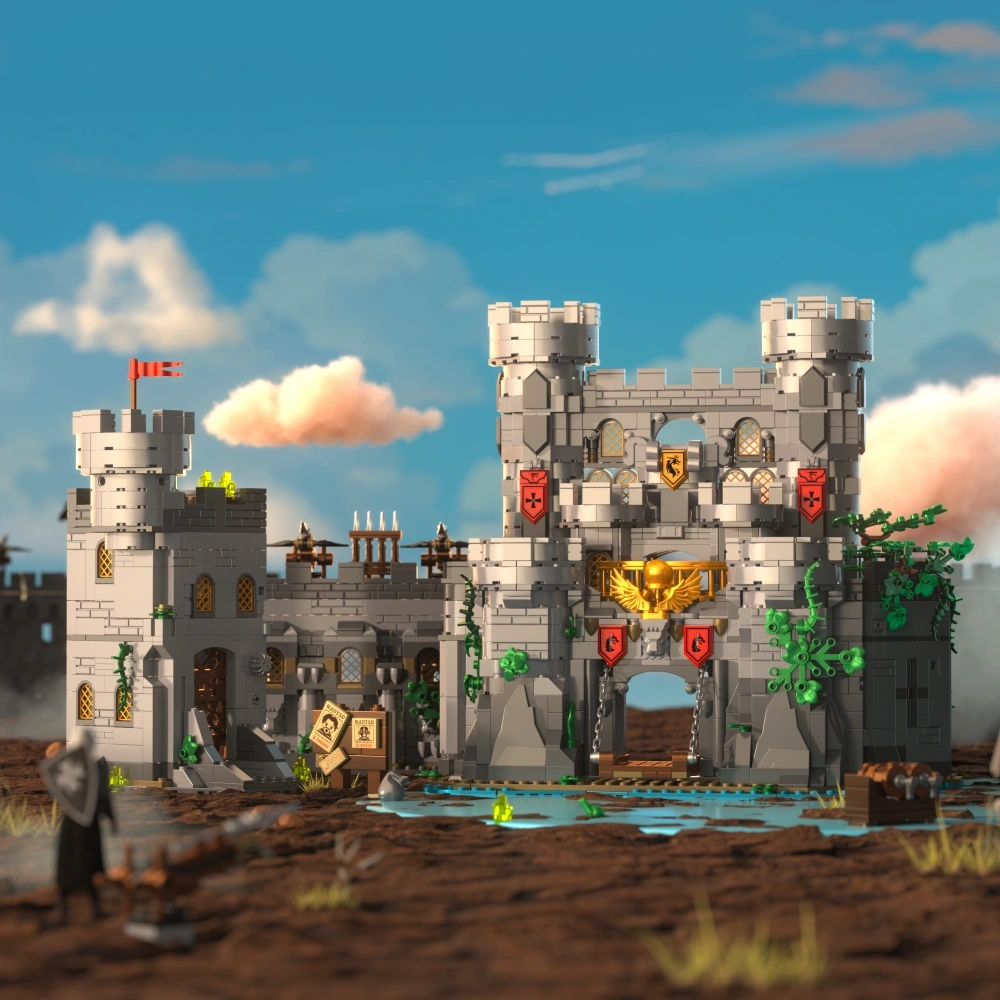 Iambrick 40211 Sword of Holy Spirit Castle Modular Buildings