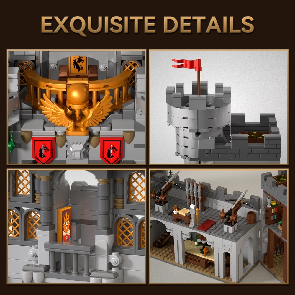 Iambrick 40211 Sword of Holy Spirit Castle Modular Buildings