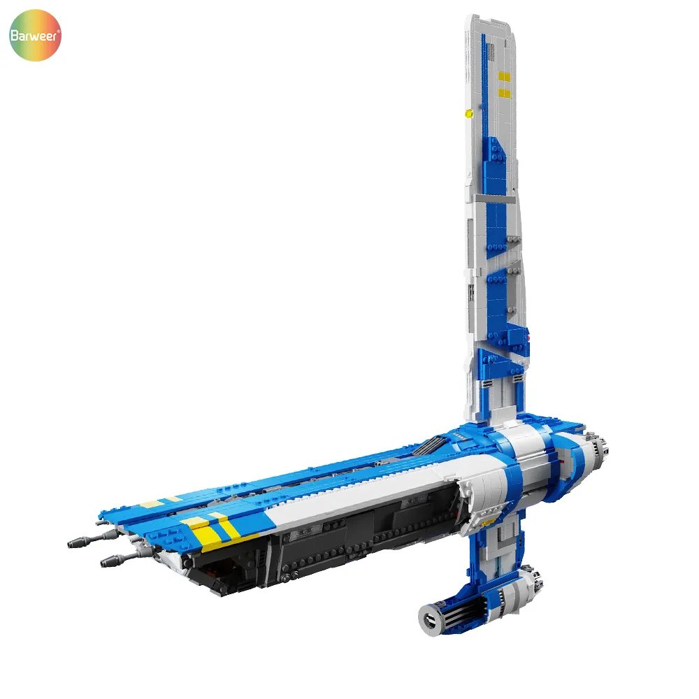The effect drawing completed by the building block assembly of Stinger Mantis in Star Wars.