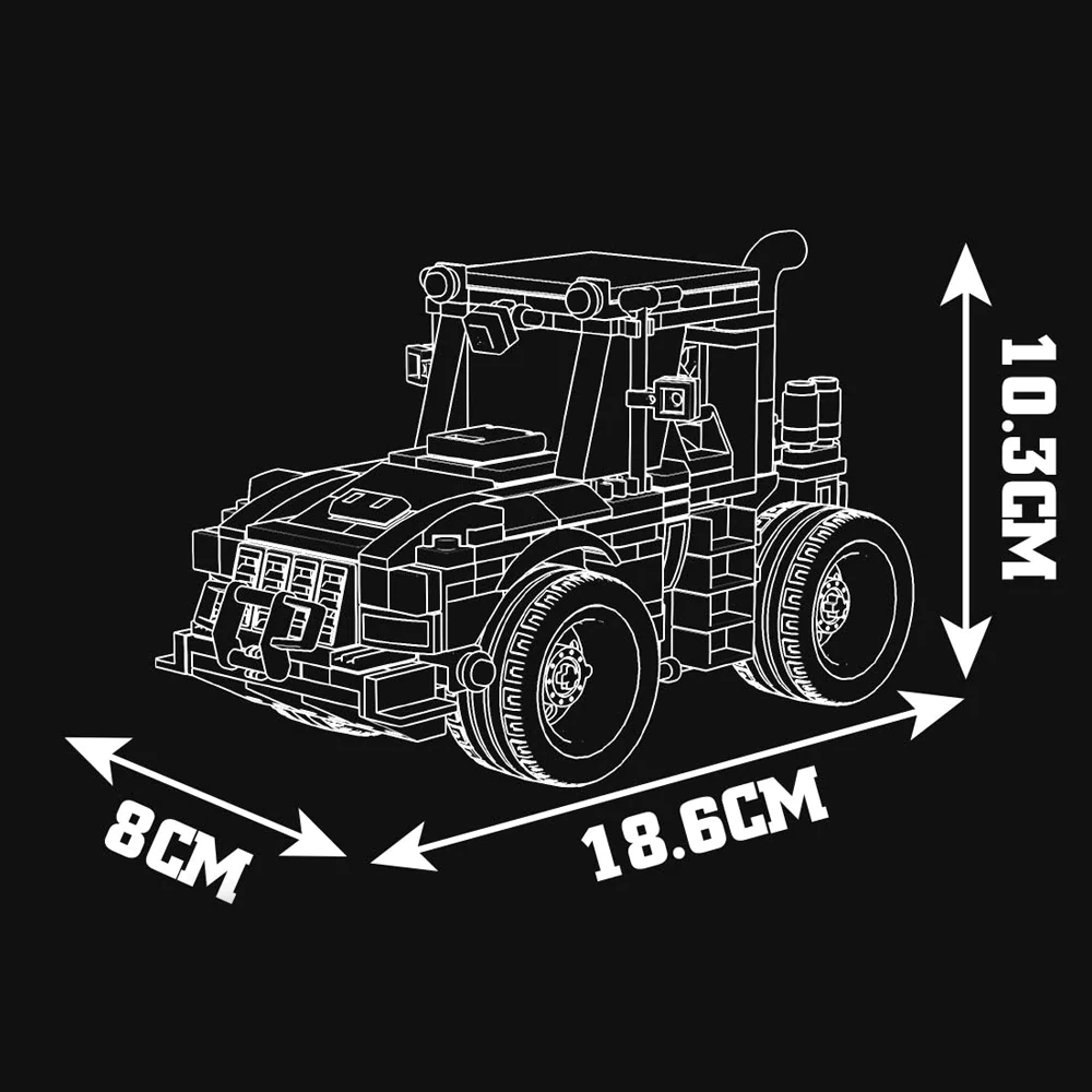 MouldKing 24061 Farm Tractor Technic