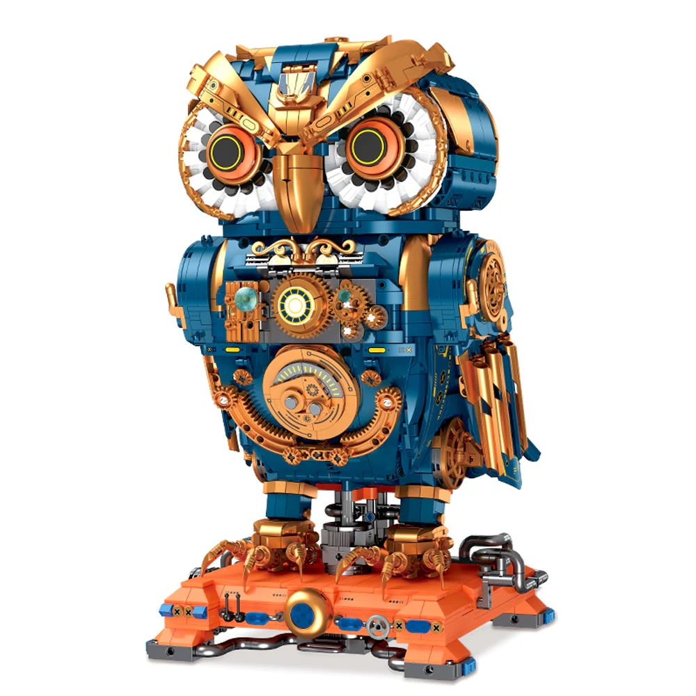 Steampunk Owl LEGO Set – JIESTAR Owl Steampunk Build
