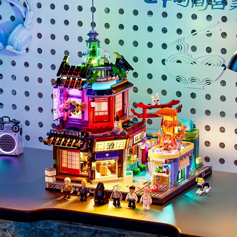 Funwhole F9073 CYBERPUNK NEONCITY IZAKAYA Modular Buildings