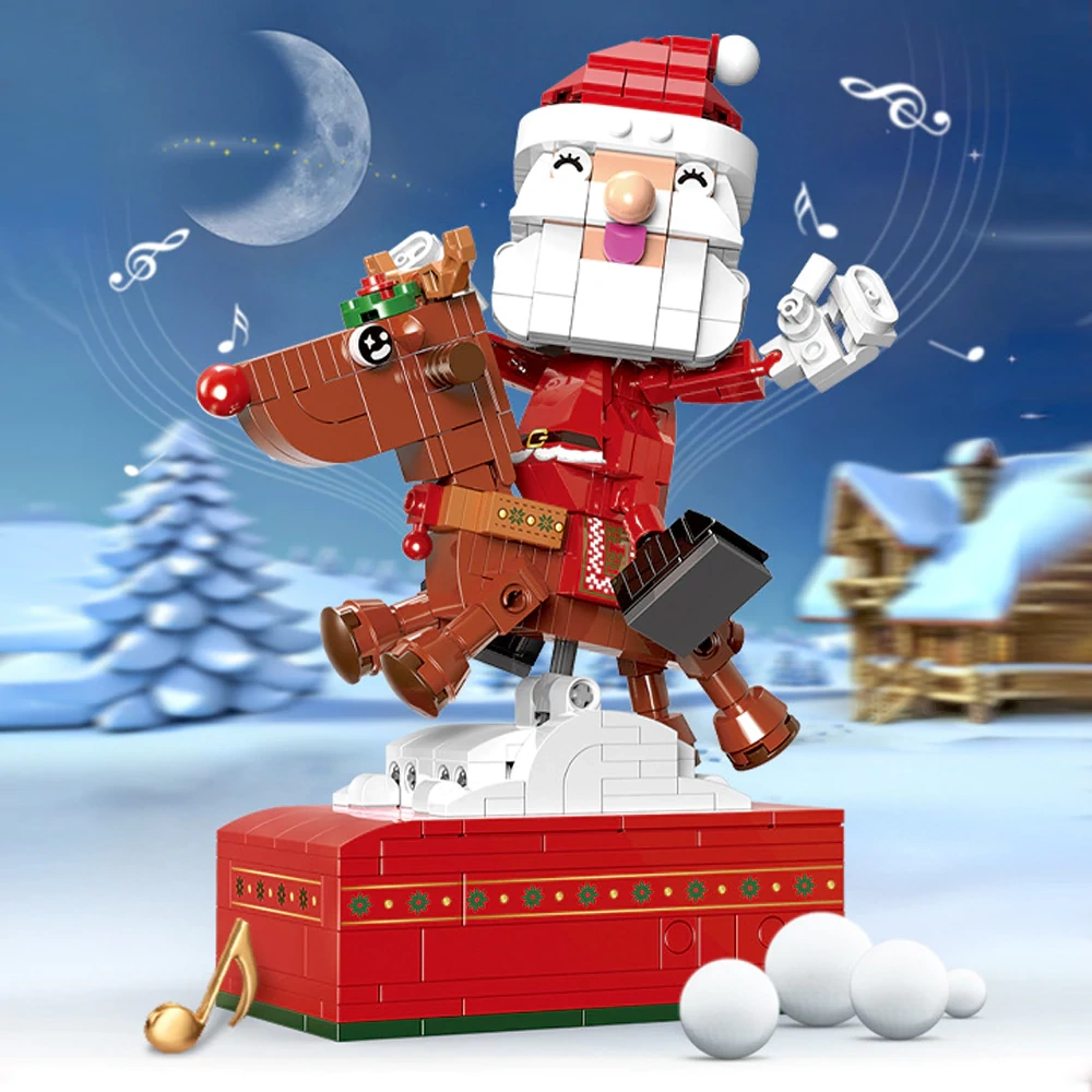 XINGBAO XB-18019 Christmas Reindeer Music Box Christmas