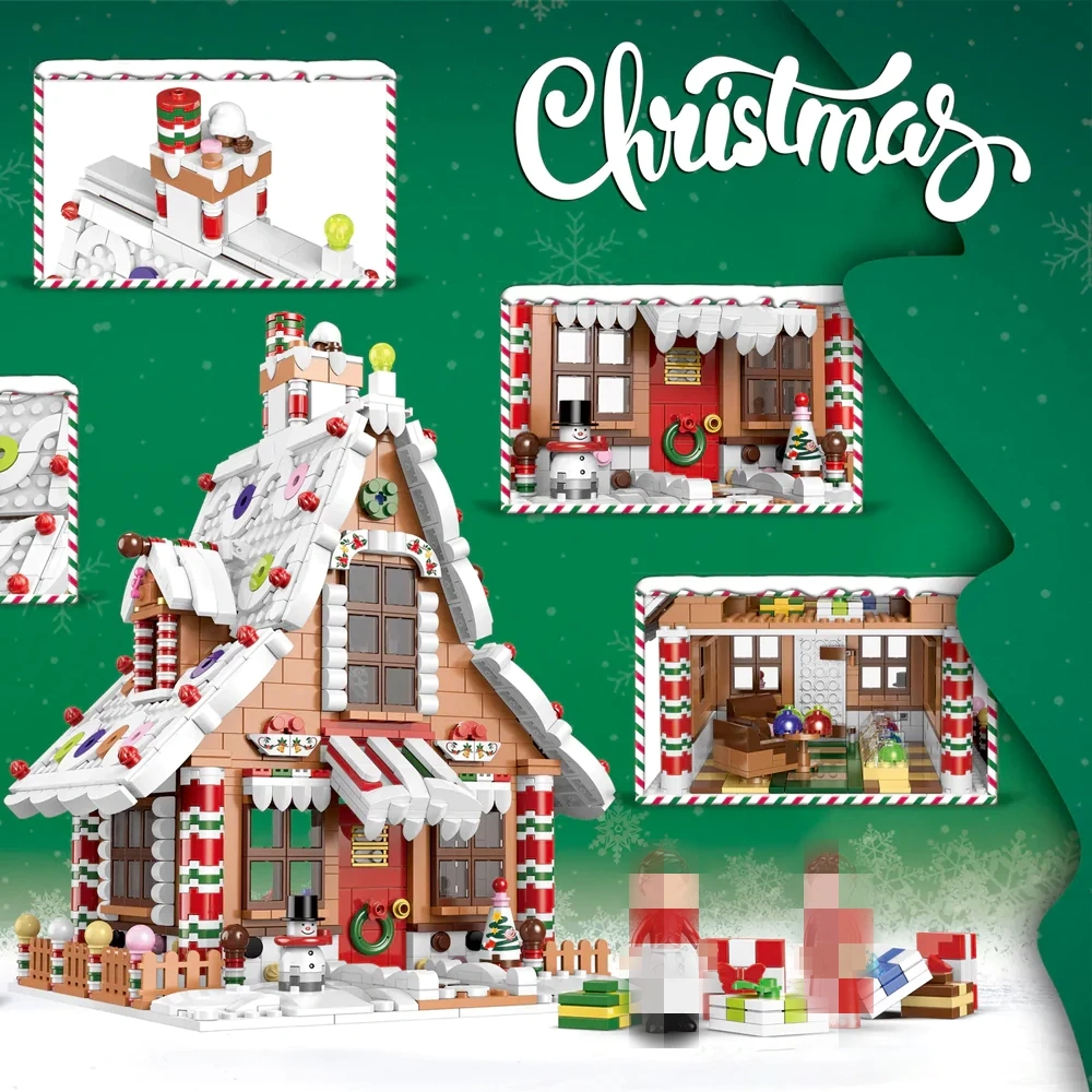 XINGBAO XB-18021 Christmas Gingerbread House Christmas