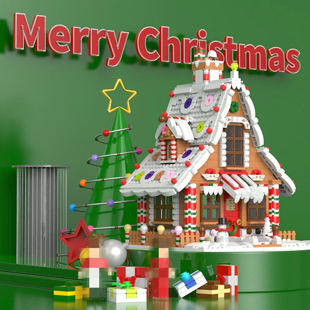 XINGBAO XB-18021 Christmas Gingerbread House Christmas