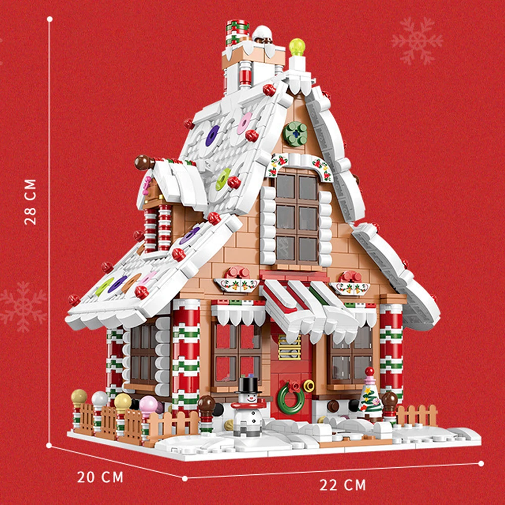 XINGBAO XB-18021 Christmas Gingerbread House Christmas