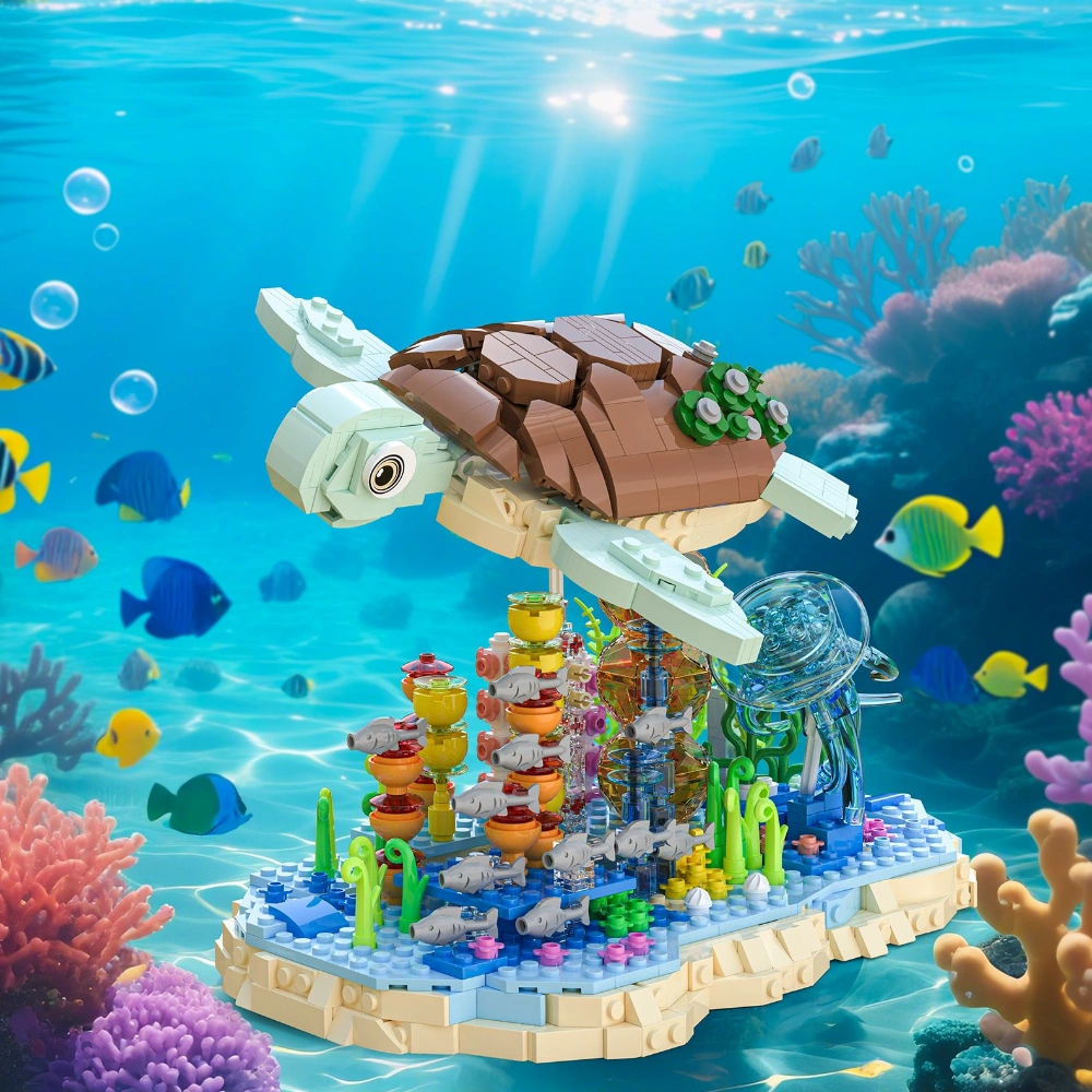 Xbert 66099 Sea Turtle LEGO-Style Set