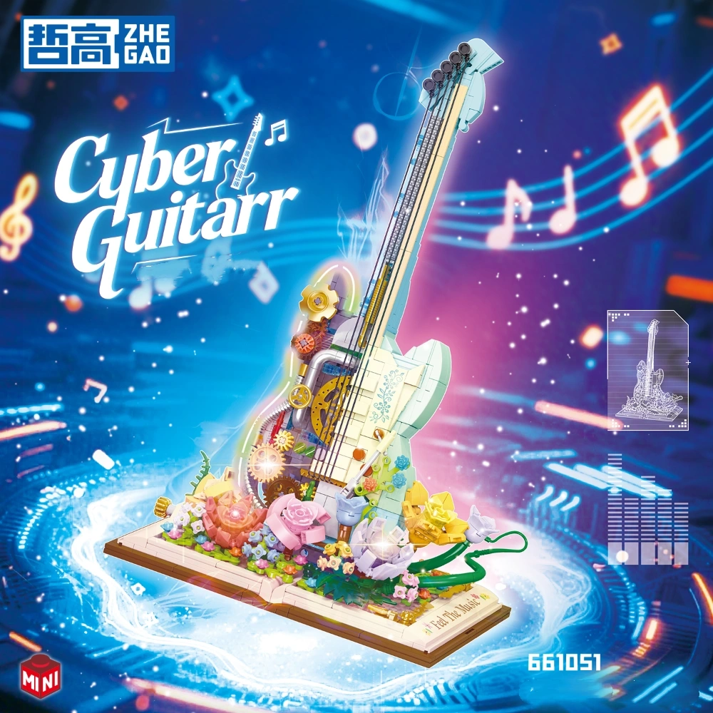ZHEGAO 661051 Cyberpunk Electric Guitar