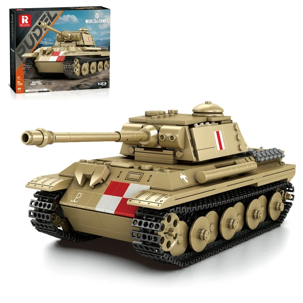 Reobrix 77034 PUDEL Tank World of Tanks Military Set