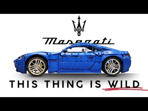 Reobrix 11010 Maserati GranTurismo Blue 1:8 Technic