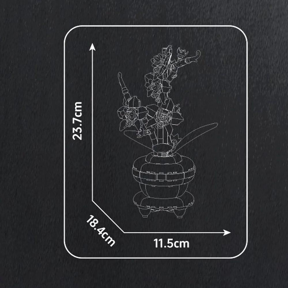 MouldKing 24119 Orchid Creator Expert