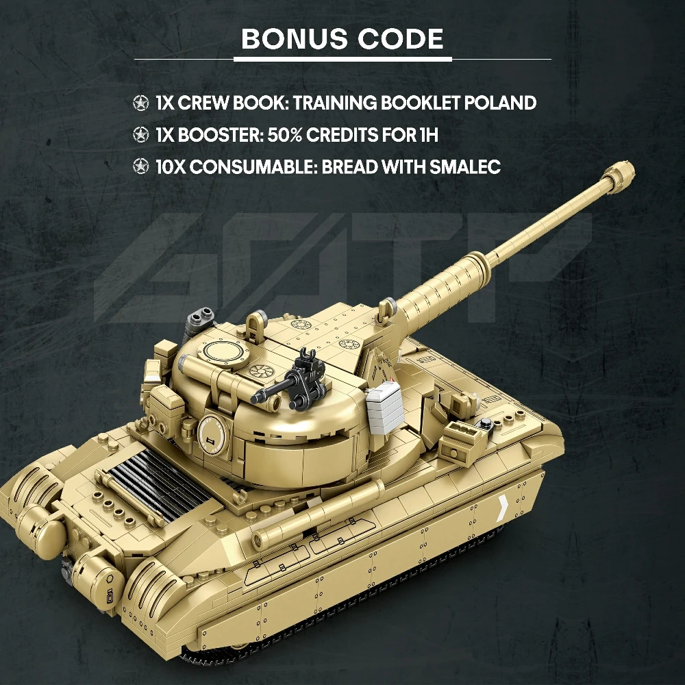 Reobrix 77036 60TP Tank | World of Tanks Brick Set