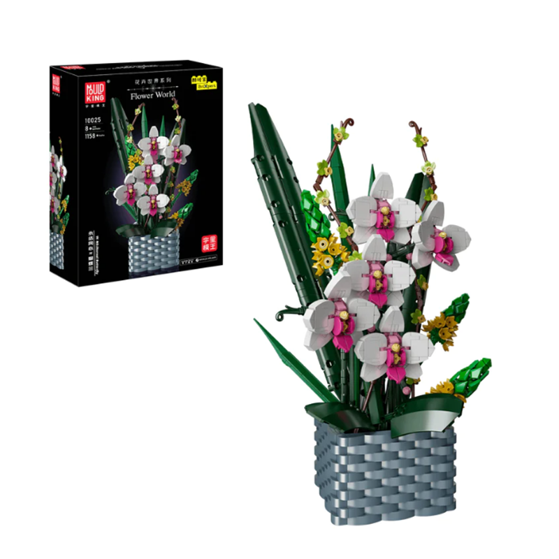 MouldKing 10025 Flower World Eternal Butterfly Botanical Collection