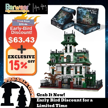 Pre Sale-Barweer BWR005 Spooky Manor Building The Addams Family Modular Buildings