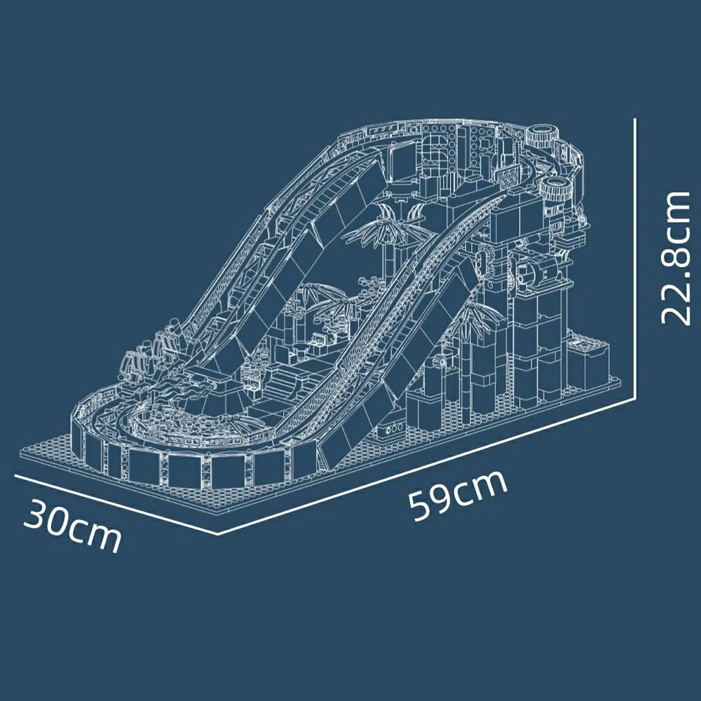 MouldKing 11021 Water Slide Creator Expert