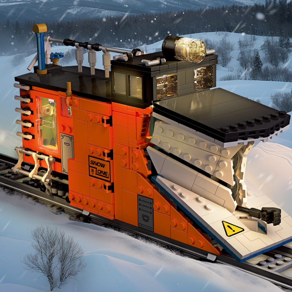 JIESTAR 59095 SNOW SHOVEL TRAIN Technic