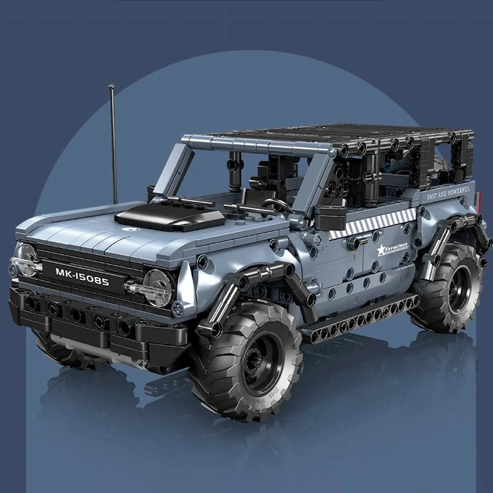 MouldKing 15085 BRONCO RAPTOR PULL-BACK CAR Technic