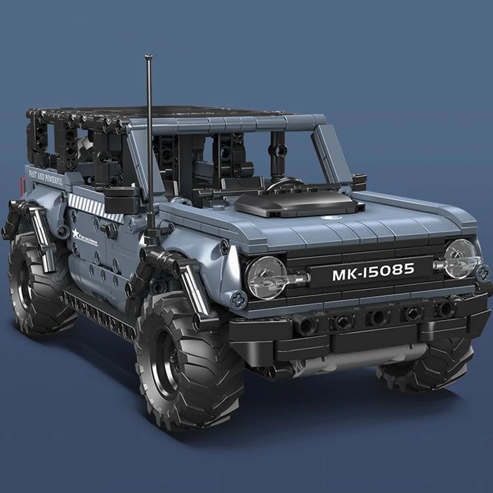 MouldKing 15085 BRONCO RAPTOR PULL-BACK CAR Technic