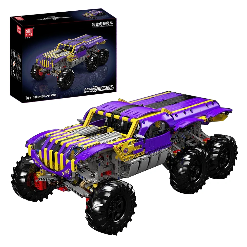 MouldKing 18009 PURPLE GOLD TIGER CLIMBING VEHICLE Technic