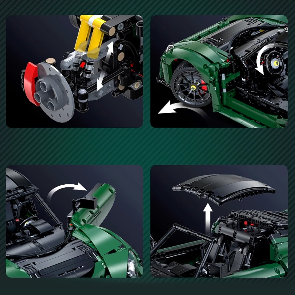 CaDA C61511 Lotus Cars Exige Cup 430 1:8 Technic US Warehouse Express