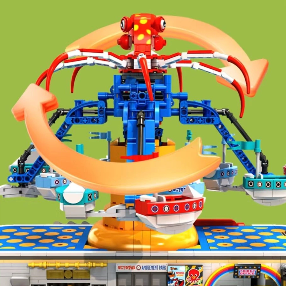 CBOX JD117 OCTOPUS AMUSEMENT PARK Creator Expert