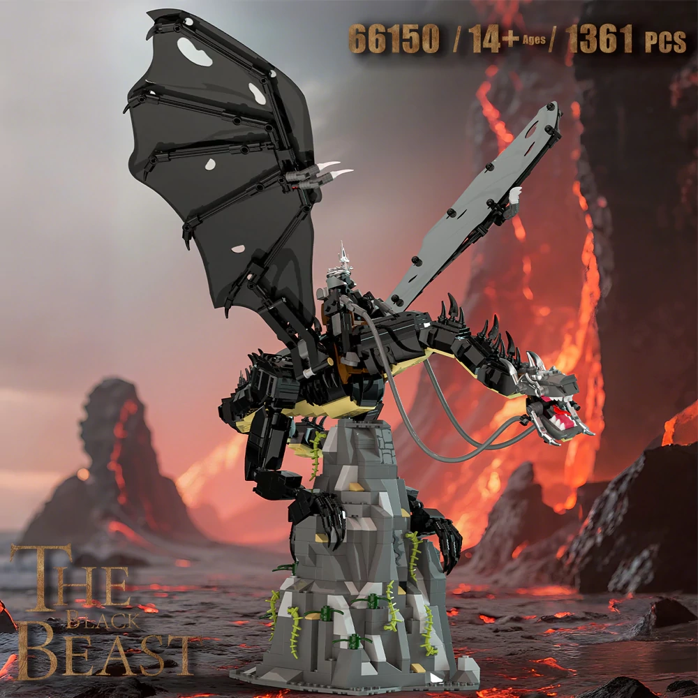 Xbert 66150 THE BLACK BEAST Monster Dinosaur