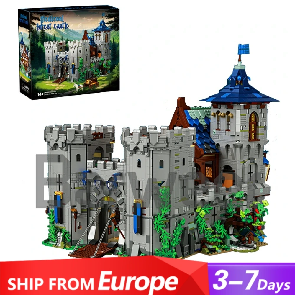 BAKA 33924 Medieval Jungle Castle Modular Buildings
