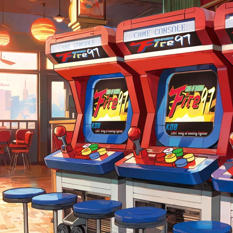 Mini Micro Bricks] ZHEGAO 662052 Retro Arcade Creator Expert