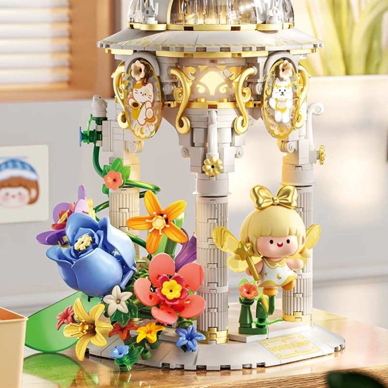 Feimibox S43008 ROROJUMP FLOWER LANTERN Creator Expert