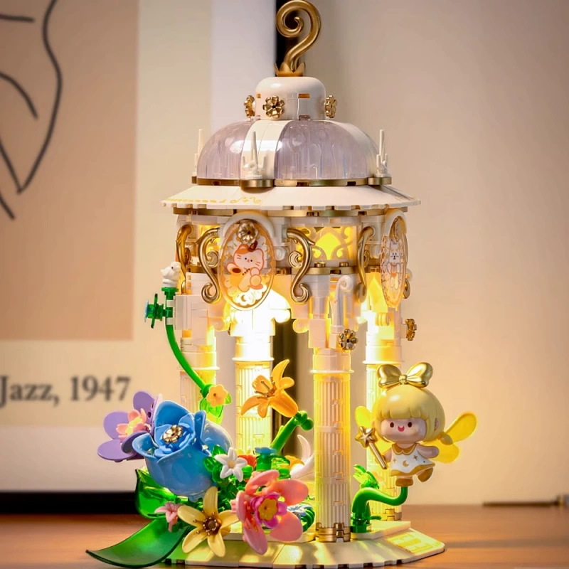 Lilbloom Feimibox S43008 ROROJUMP FLOWER LANTERN Creator Expert
