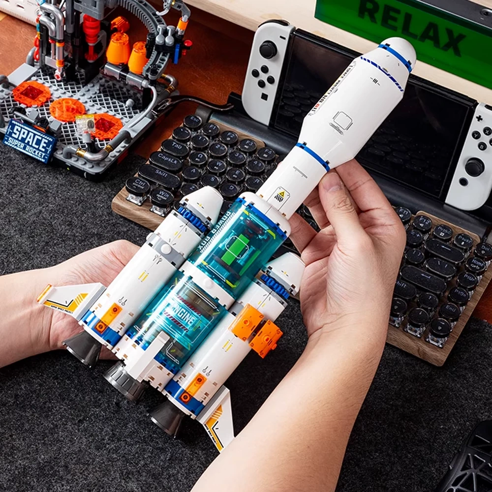 Feimibox S43011 Interstellar Exploration Small Rocket Technic