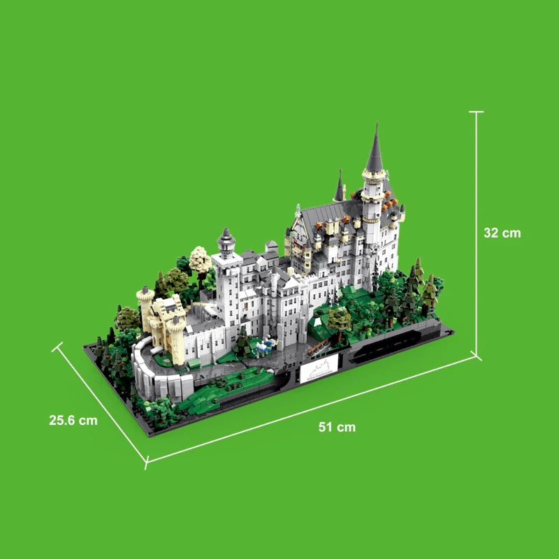 その他 New Castles Custom XB8188 Schloss Neuschwanstein Modular Buildings US