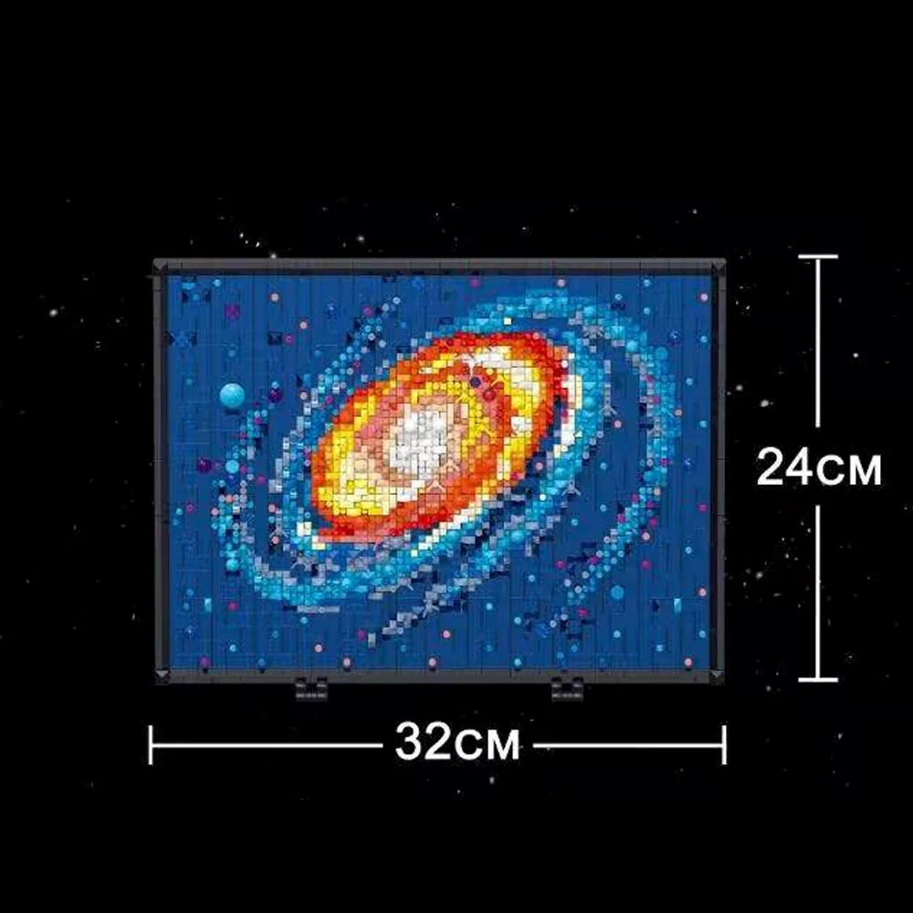 [Pre-sale] [Mini Micro Bricks] ZHEGAO LZ8340 Milky Way Art&Craft