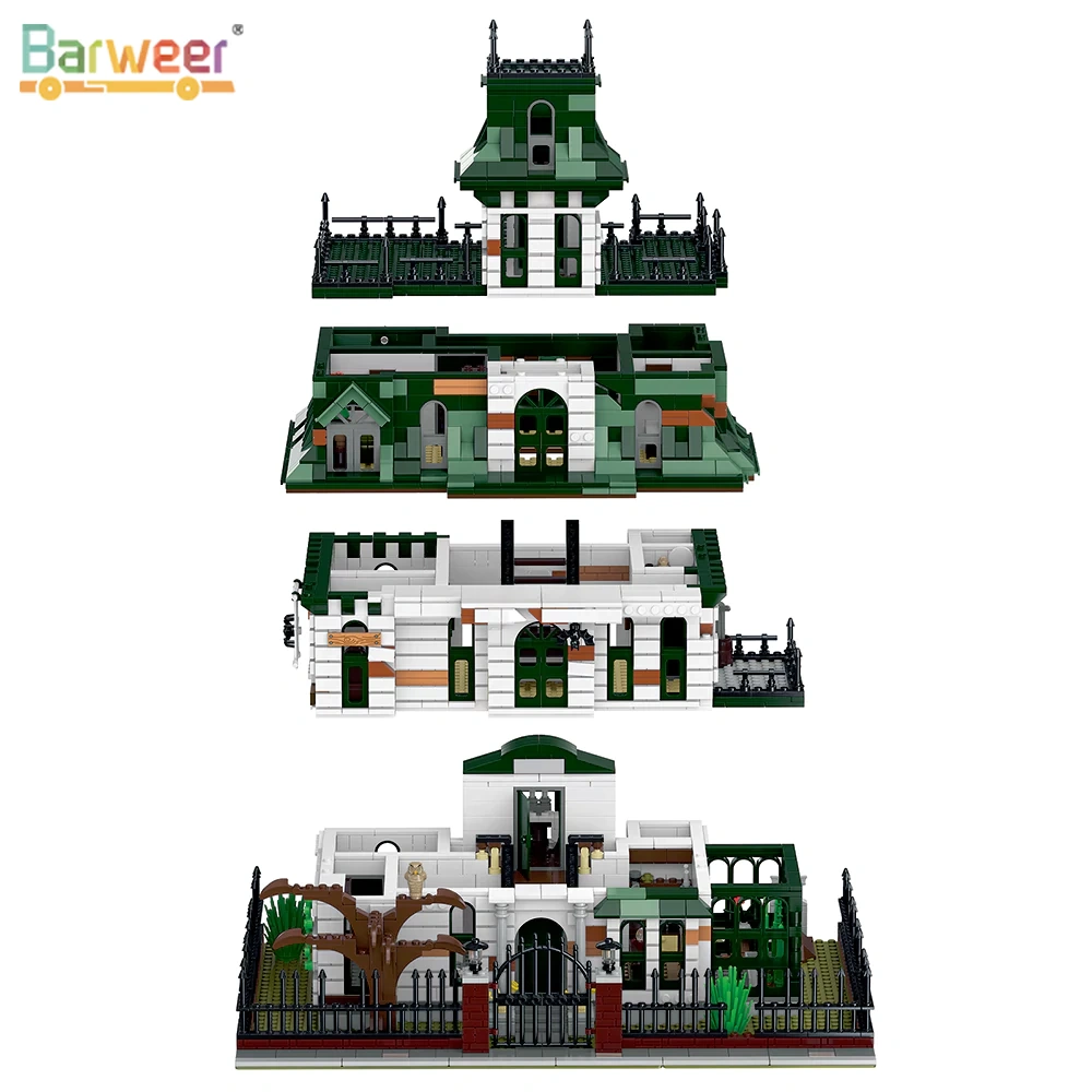 Barweer BWR005 Spooky Manor Building The Addams Family Modular Buildings
