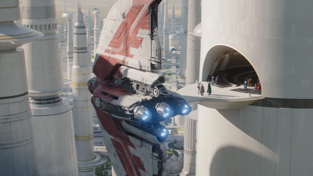 The prototype of T6-Shuttle in the Star Wars movies.
