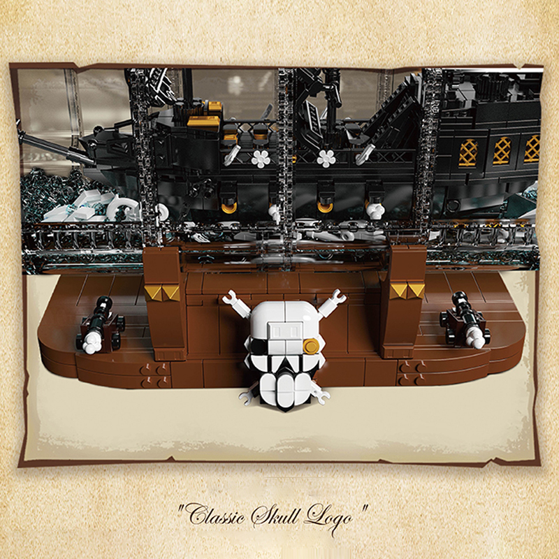 Mould King 10065 The Black Pearl Drifting Bottle Series Art and crafts Europe Warehouse Express