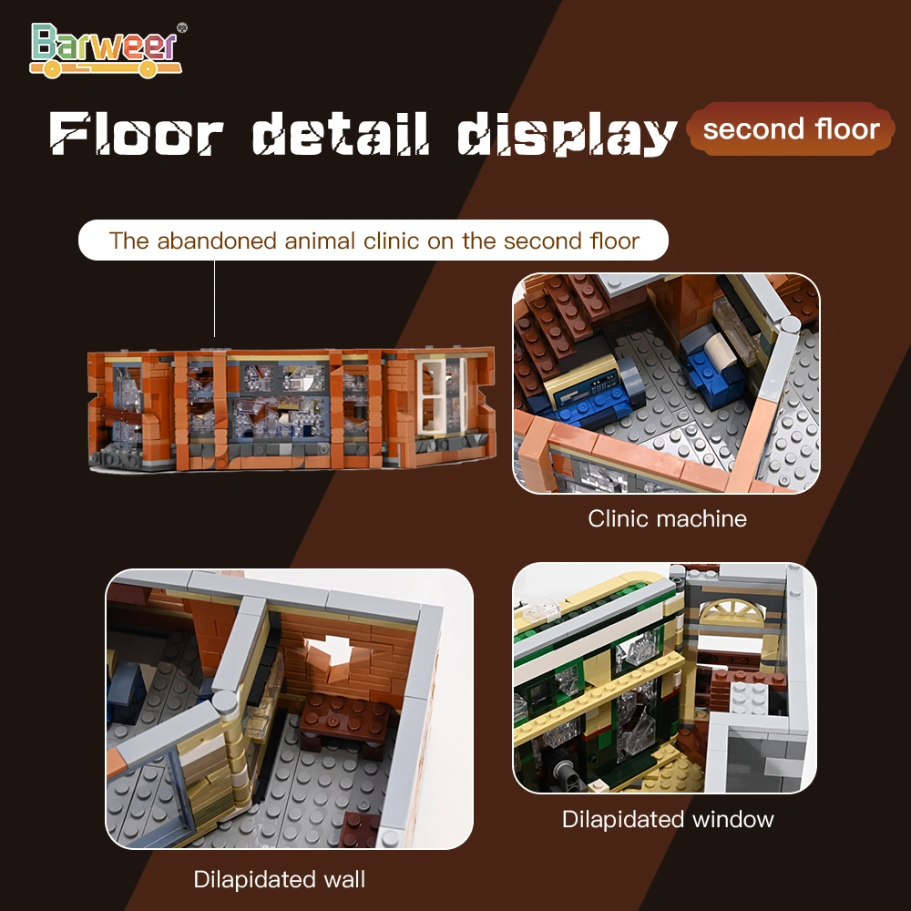 Barweer BWR002 Corner Garage Apocalypse Version Modular Buildings US Warehouse Express