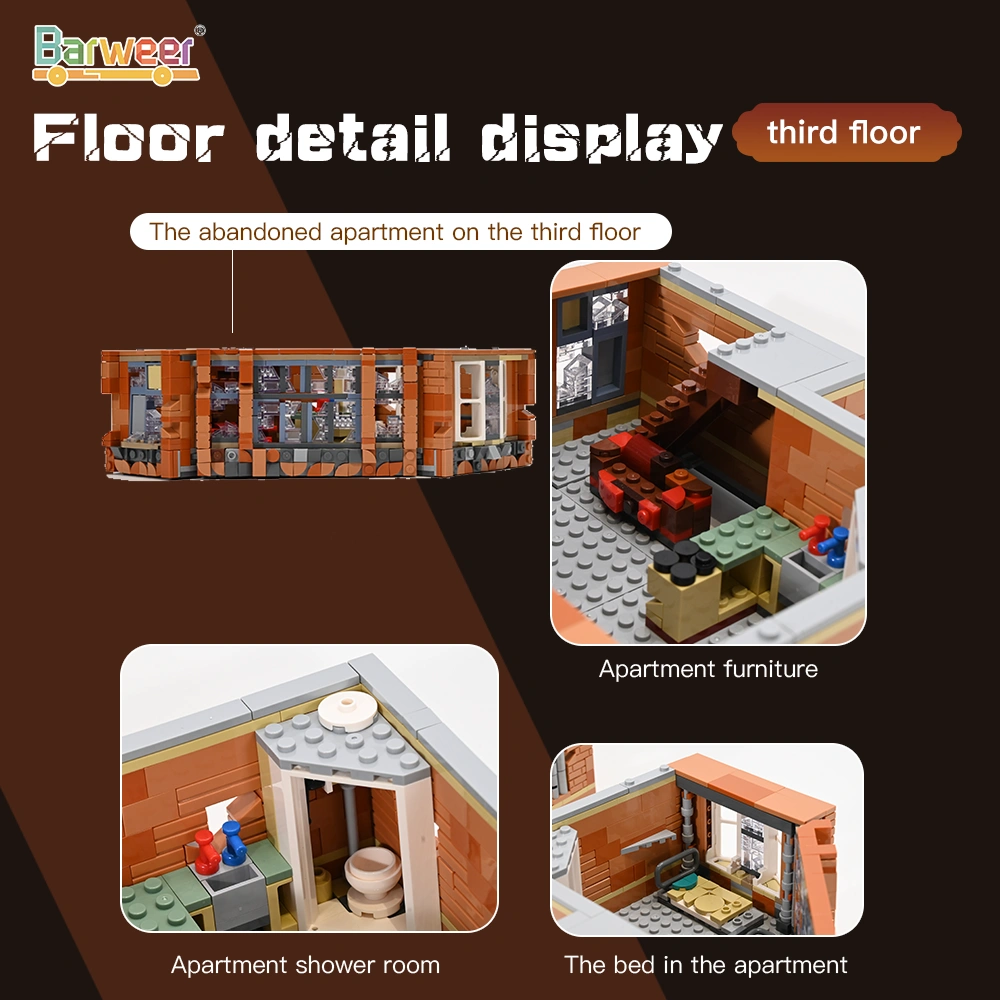 Barweer BWR002 Corner Garage Apocalypse Version Modular Buildings US Warehouse Express
