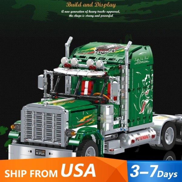 Jiestar JJ9069 Peter Bilt 389 Technic US Warehouse Express