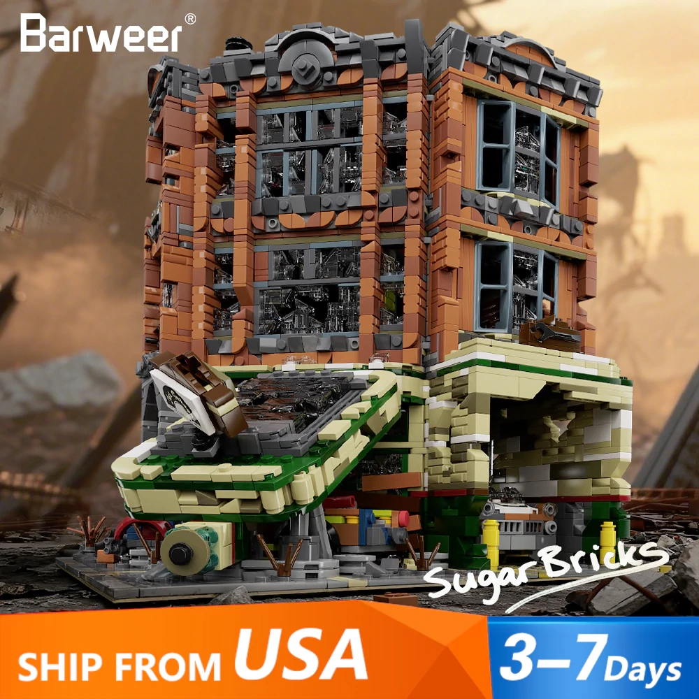 Barweer BWR002 Corner Garage Apocalypse Version Modular Buildings US Warehouse Express
