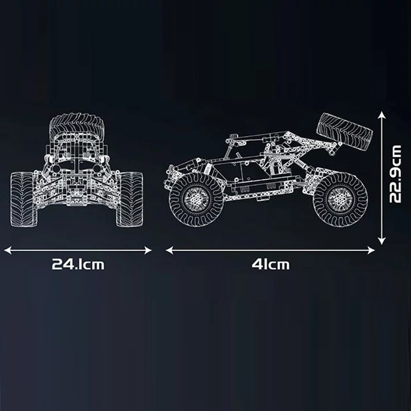 MouldKing 18038 BUGGY OFF-ROAD RACING CAR Technic