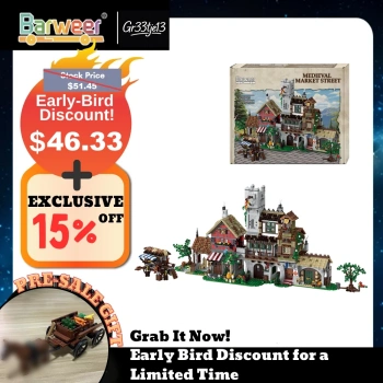 Barweer BWR006 Medieval Market Street Modular Buildings Pre-sale Special Offer