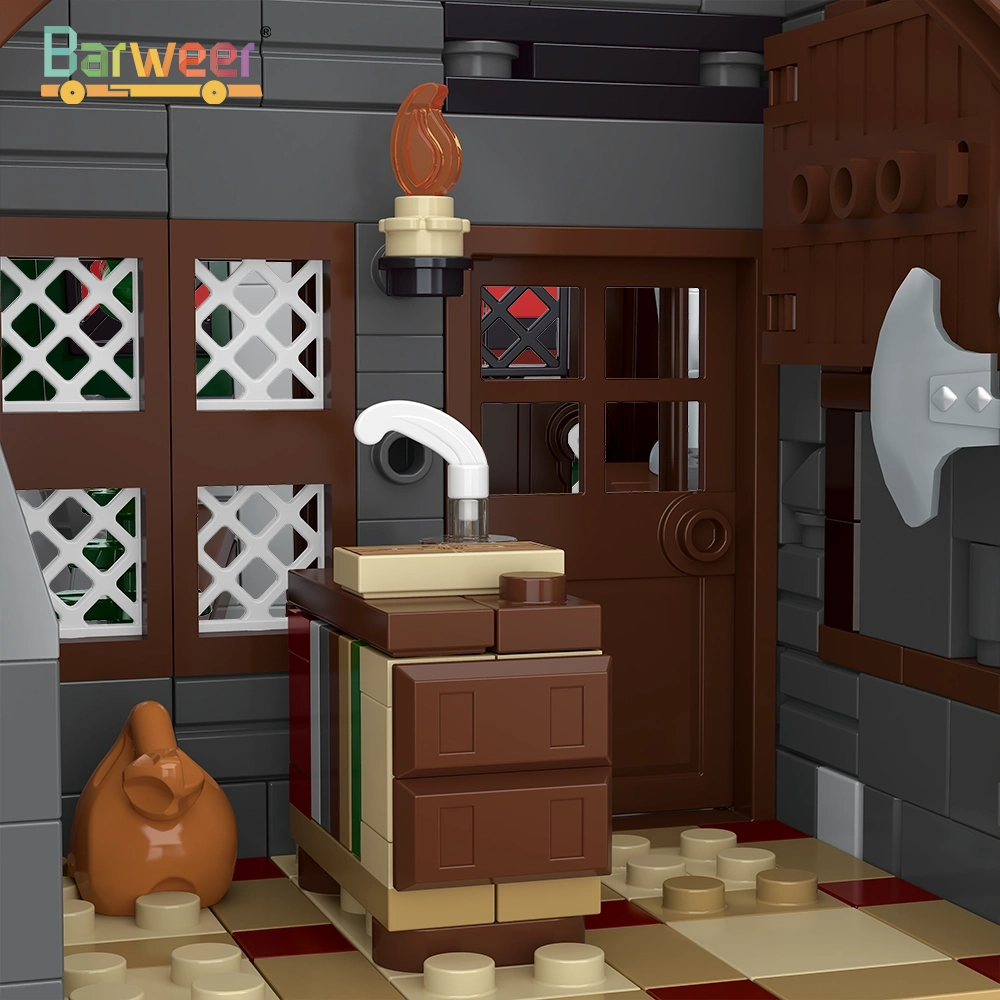 Barweer BWR006 Medieval Market Street Modular Buildings Bookstore