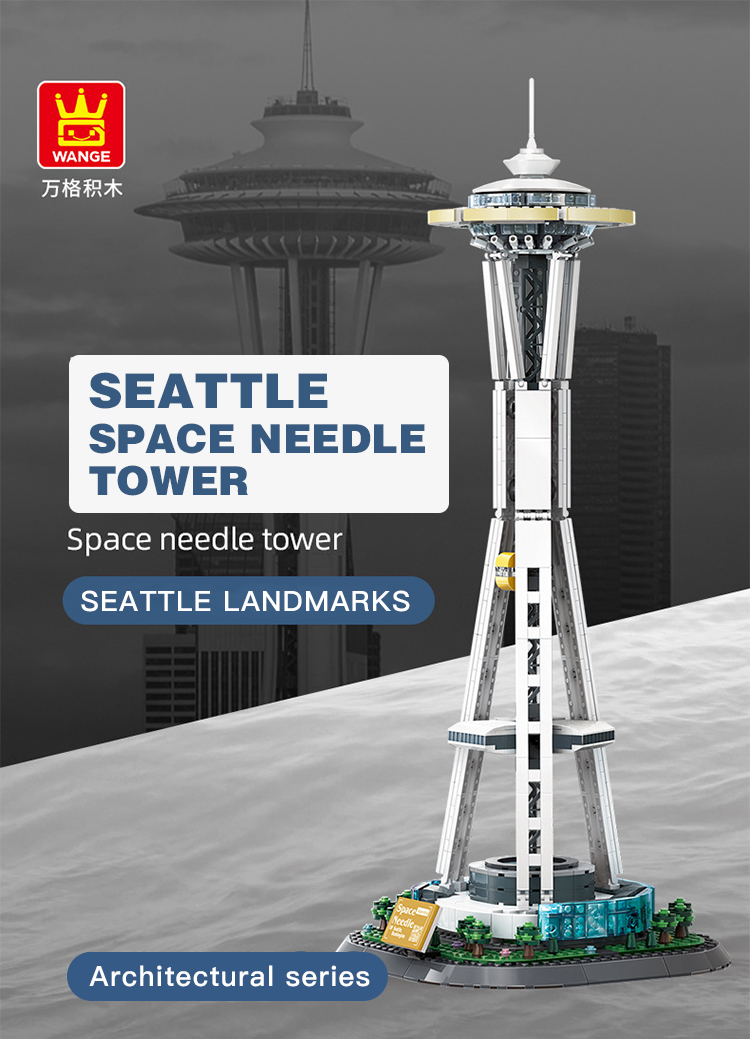WANGE 5238 Creator Expert Space Needle-Seattle America Buildings
