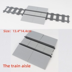 The train aisle
