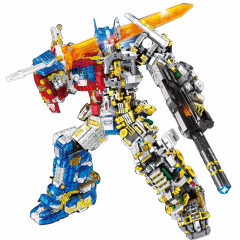TANK 9221 Translucent semi-mechanical Optimus Prime 3226±pcs