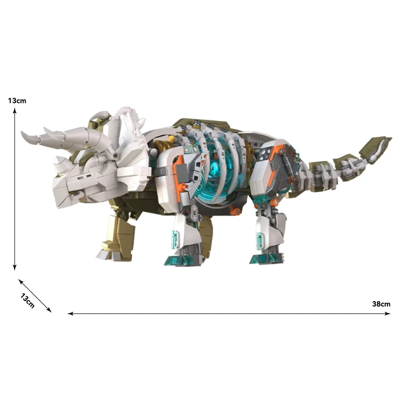 Iambrick 30602 Mecha Dino Triceratops Monster Dinosaur