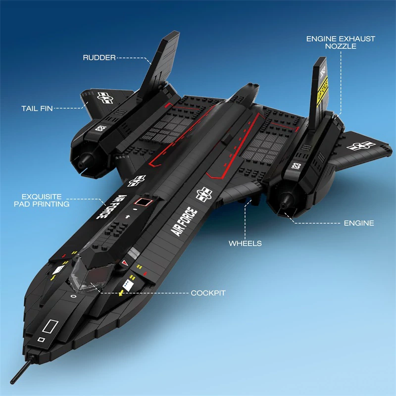 [Pre-sale] Reobrix 33041 SR-71 BLACKBIRD Military