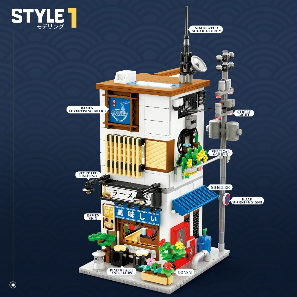 [Pre-sale] Reobrix 66501 RAMEN Modular Buildings